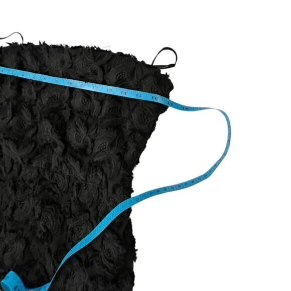 NEW COOPER ST Chenille Fabric Midi COCKTAIL DRESS $200‎ Size 8 NORDSTROM Black - Picture 9 of 16